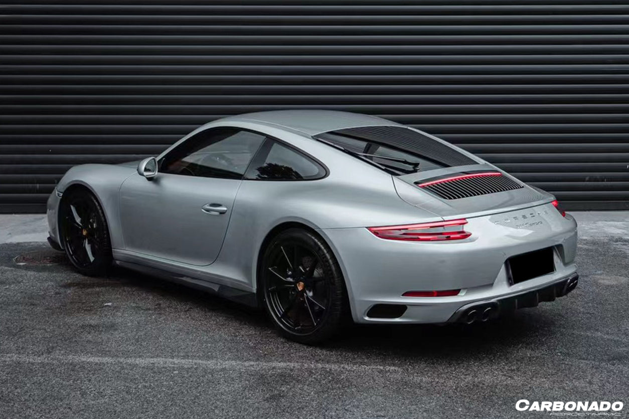 2016-2019 Porsche 911 991.2 Carrera Targa S 4S GTS OD Style Qual Exhaust Rear Lip