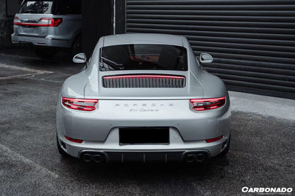 2016-2019 Porsche 911 991.2 Carrera Targa S 4S GTS OD Style Qual Exhaust Rear Lip