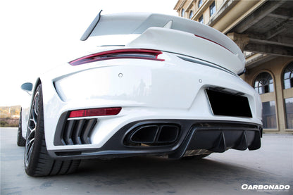 2016-2019 Porsche 911 991.2 Turbo s TP Style Rear Bumper