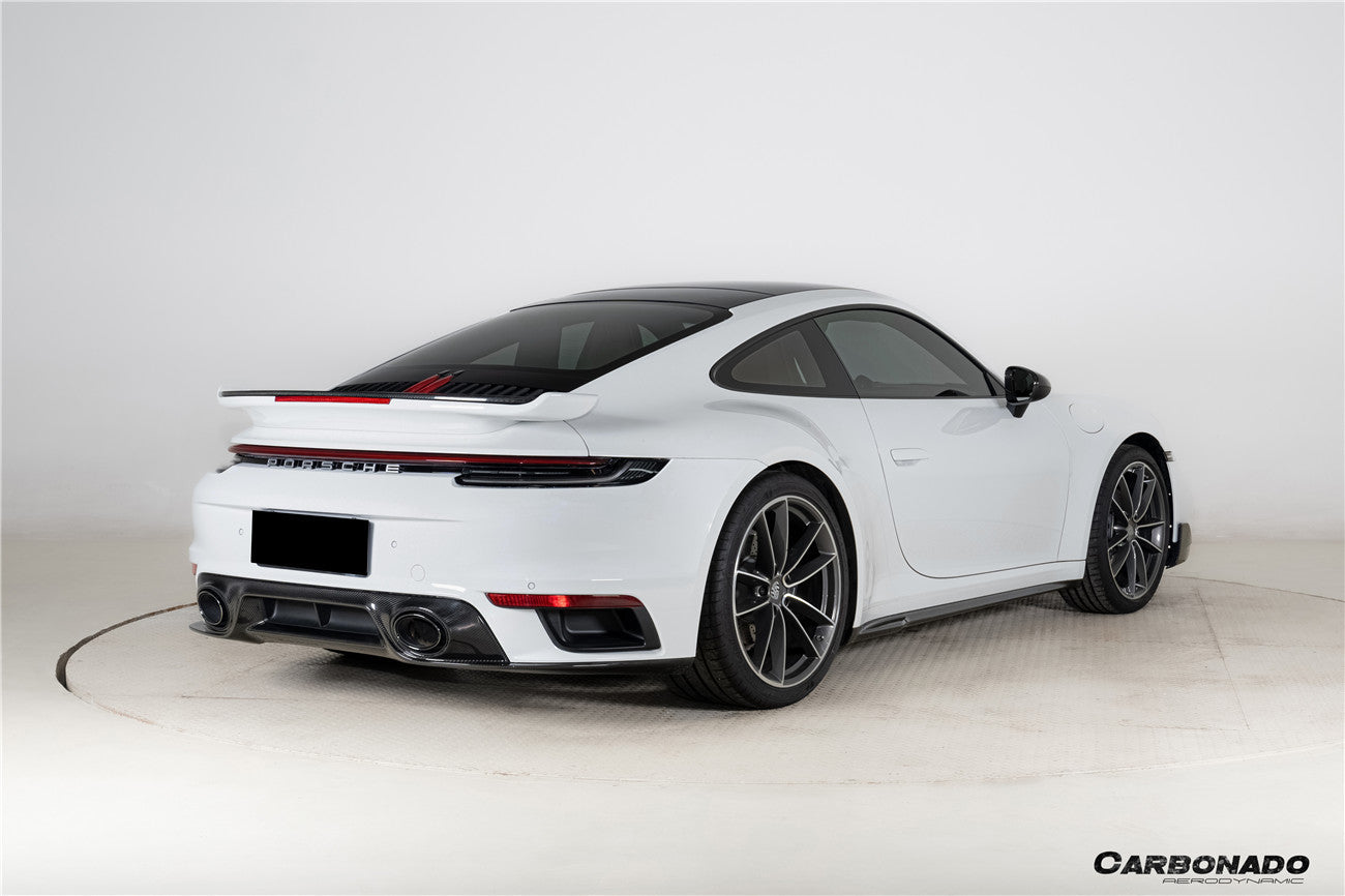 2020-2026 Porsche 911 992.1 | 992.2  Carrera | Targa Turbo SD Style Autoclave Carbon Fiber Side Skirts | Fits 4, 4S, GTS, T, Cabriolet