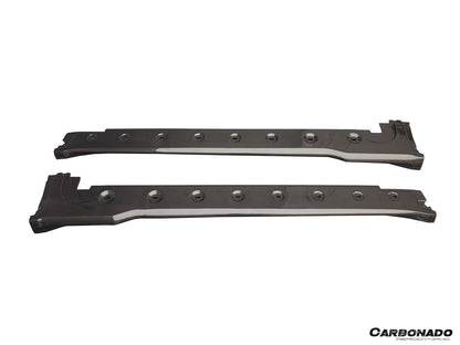 2020-2026 Porsche 911 992.1 | 992.2  Carrera | Targa Turbo SD Style Autoclave Carbon Fiber Side Skirts | Fits 4, 4S, GTS, T, Cabriolet