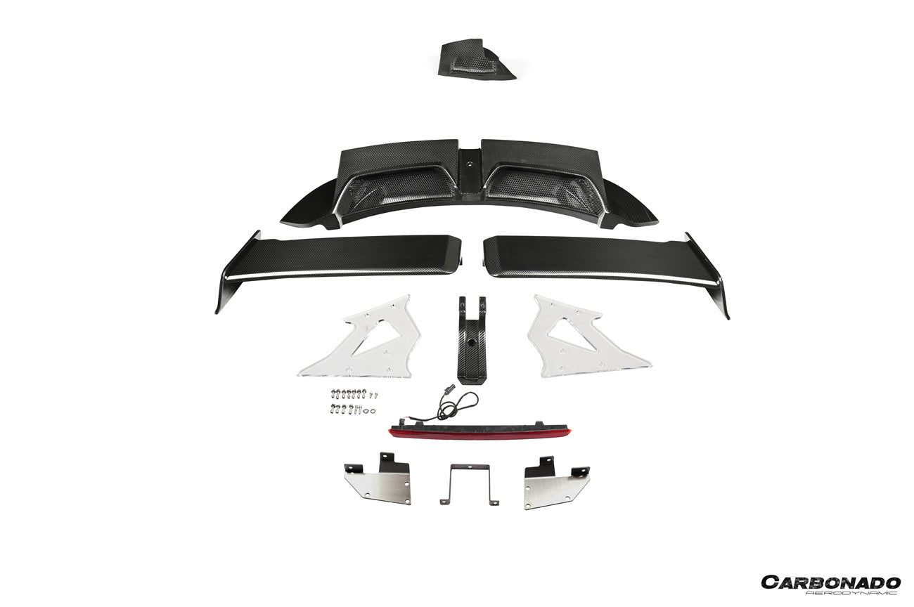 2019-2024 Porsche 911 992 Carrera S 4 4S TA Style Autoclave Carbon Fiber Trunk Spoiler Wing