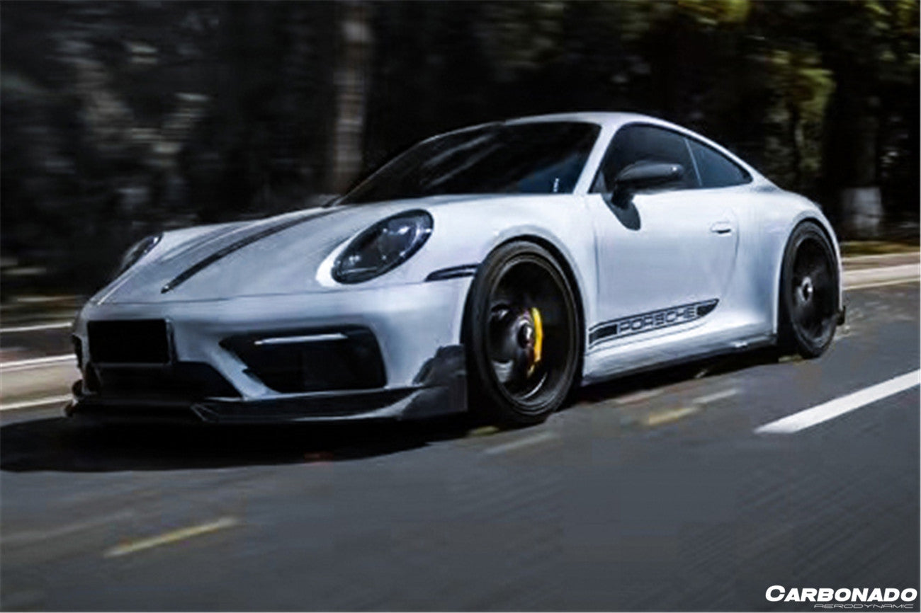 2019-2024 Porsche 911 992 Carrera  S  4 4S  Targa  Cabriolet WP Style Dry Carbon Fiber Side Skirts