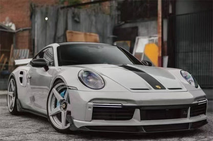 2020-2024 Porsche 911 992.1 Turbo S And Turbo S Cabriolet 9D Style Autoclave Carbon Fiber Front Bumper Air Vent Trim