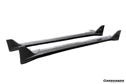 2020-2024 Porsche 911 992.1 Turbo S And Turbo S Cabriolet 9D Style Autoclave Carbon Fiber Side Skirts