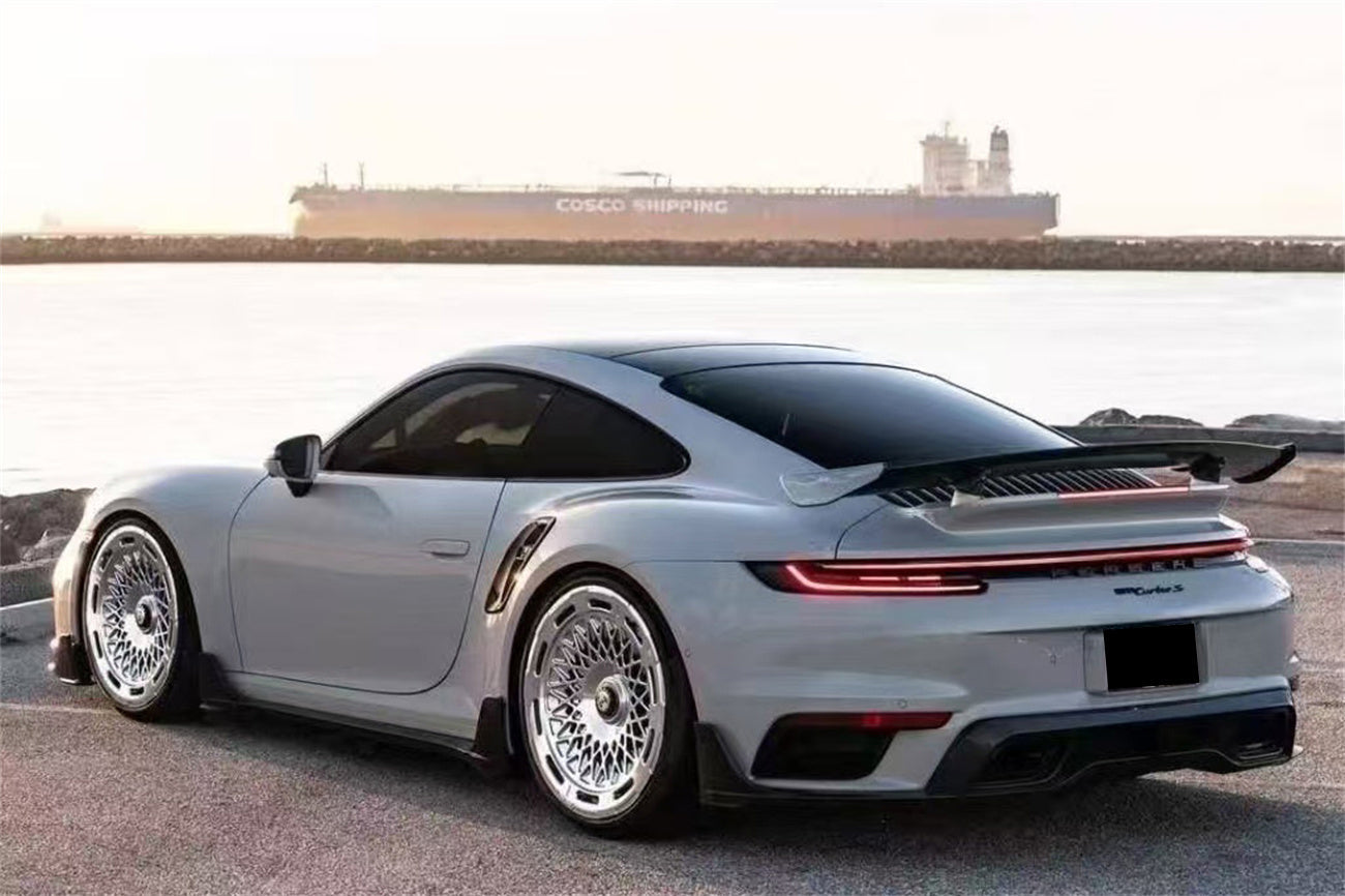 2020-2024 Porsche 911 992.1 Turbo S And Turbo S Cabriolet 9D Style Autoclave Carbon Fiber Wing Trunk Spoiler