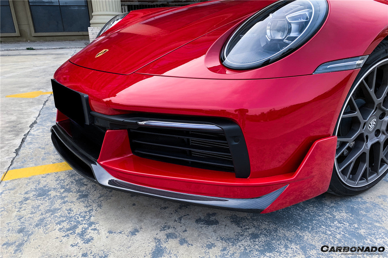 2019-2023 Porsche 911 992 Carrera & Targa & S & 4 & 4S & Cabriolet WP Style Dry Carbon Front Lip