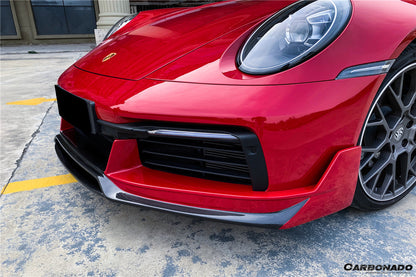 2019-2023 Porsche 911 992 Carrera & Targa & S & 4 & 4S & Cabriolet WP Style Dry Carbon Front Lip