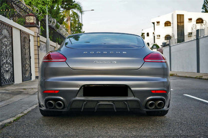 2013-2016 Porsche Panamera 970.2 BS-Sport Style Carbon Fiber Rear Diffuser