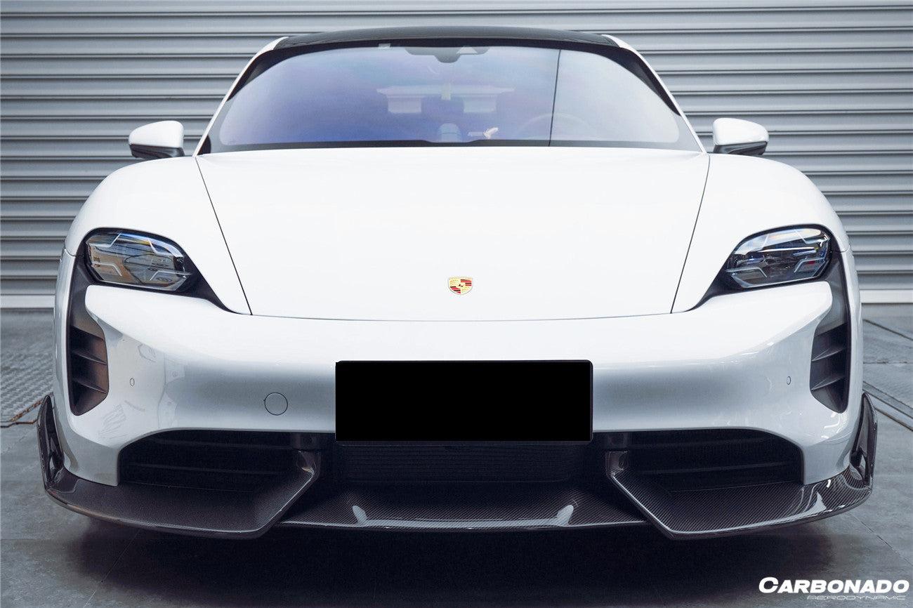 2019-2024 Porsche Taycan & 4 & 4S & GTS & TURBO CADO Style Front Lip