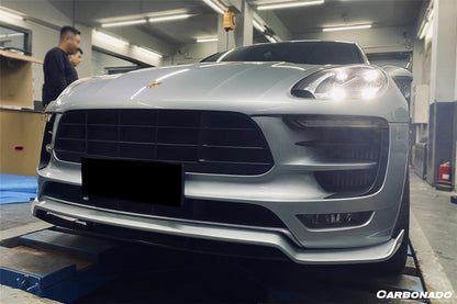 2014-2017 Porshe Macan GTS Turbo S ATS Style Carbon Fiber Front Lip
