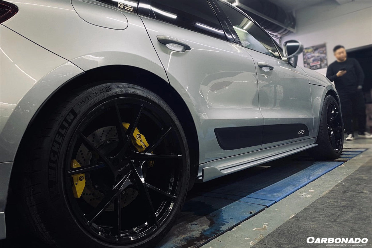 2014-2017 Porshe Macan GTS & Turbo & S ATS Style Carbon Fiber Side Skirts
