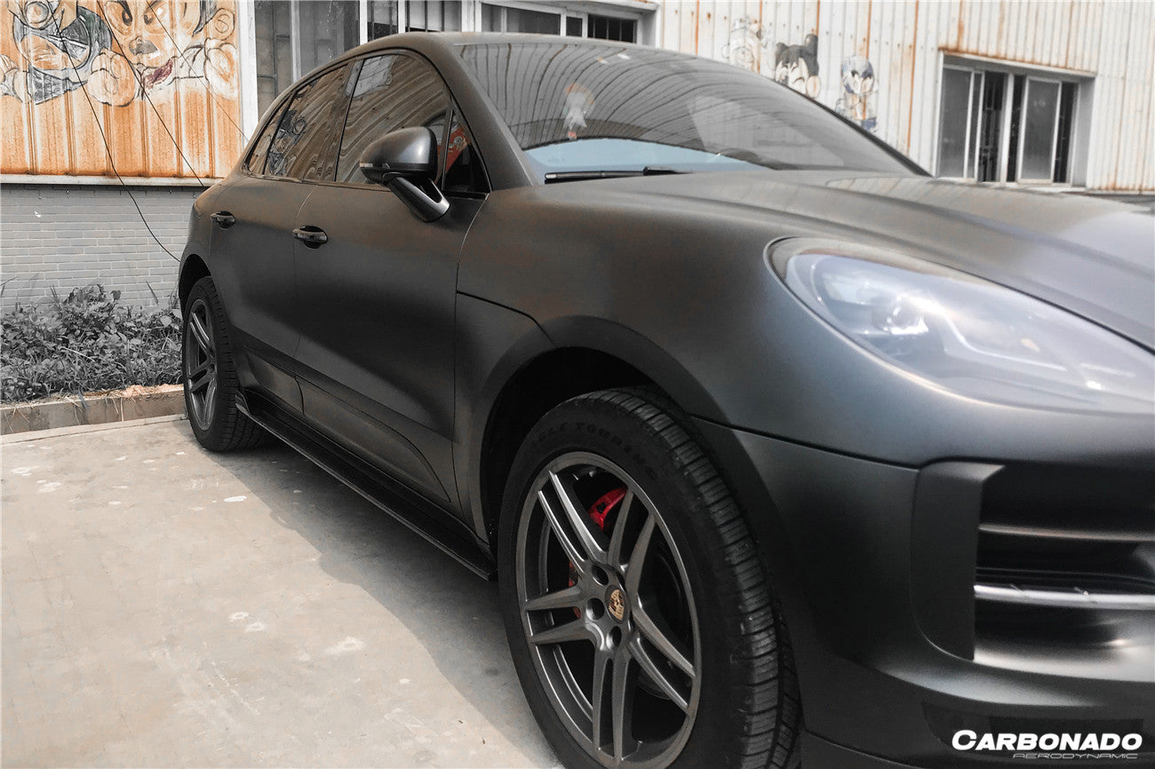 2018-2021 Porshe Macan TA Style Carbon Fiber Side Skirts