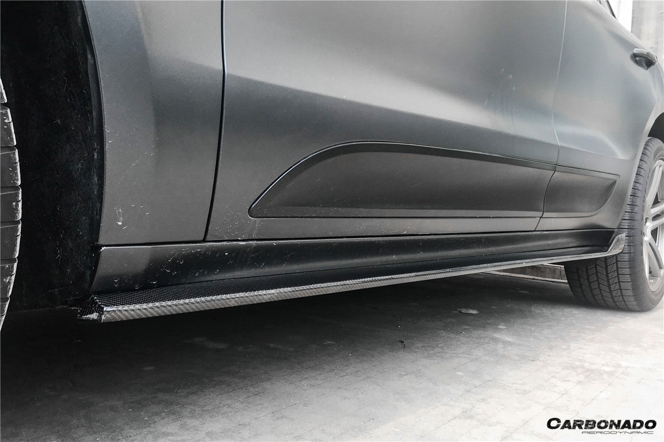 2018-2021 Porshe Macan TA Style Carbon Fiber Side Skirts