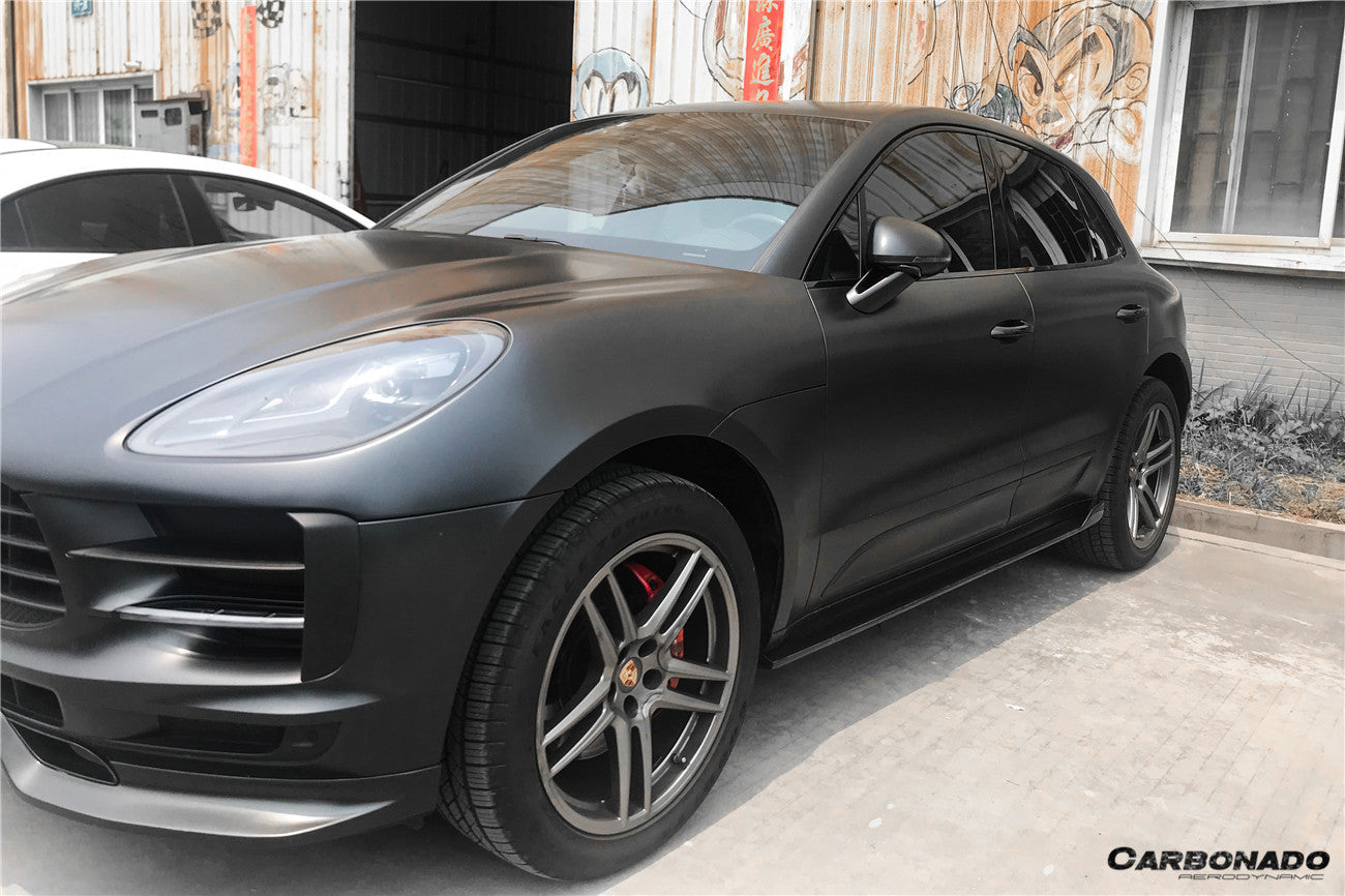 2018-2021 Porshe Macan S TA Style Carbon Fiber Front Lip