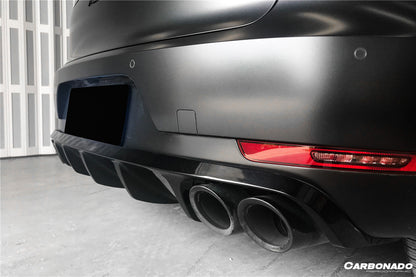 2018-2021 Porshe Macan S TA Style Carbon Fiber Rear Lip