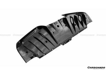 2020-UP Ferrari SF90 Stradale OE Style Autoclave DRY Carbon Fiber Rear Diffuser - Carbonado Aero