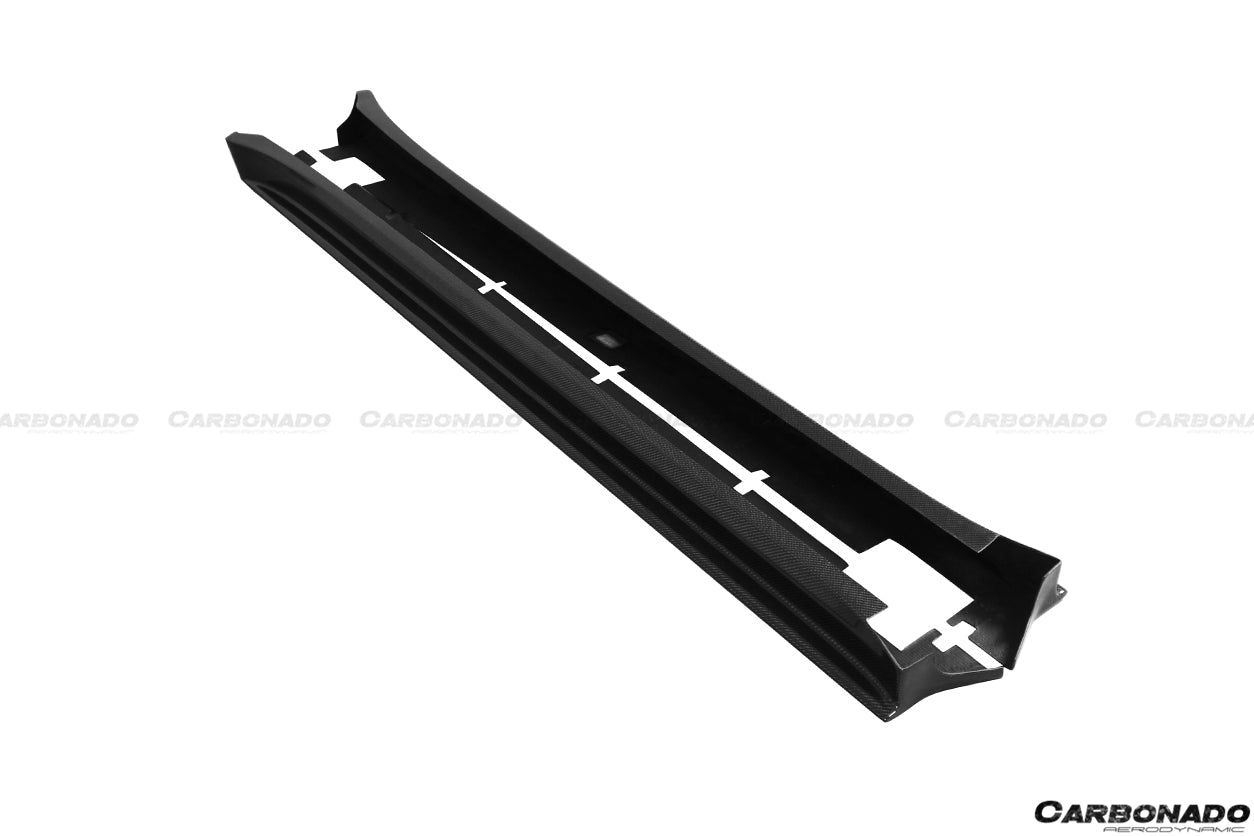 2016-2021 Tesla Model X SUV RZS Style Carbon Fiber Side Skirts
