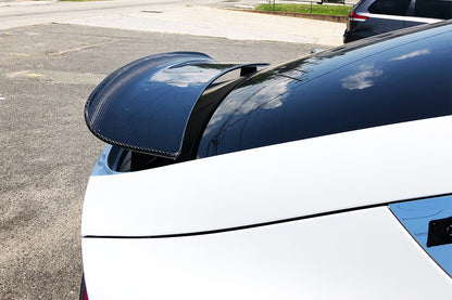 2016-2021 Tesla Model X SUV RZS Style Carbon Fiber Trunk Spoiler