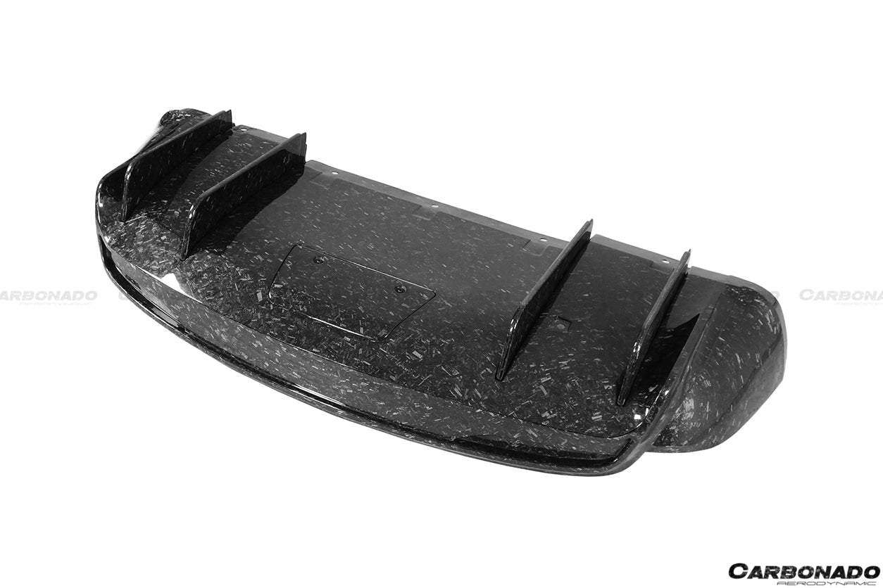 2016-2018 Tesla Model X SUV RZS Style Carbon Fiber Rear Diffuser