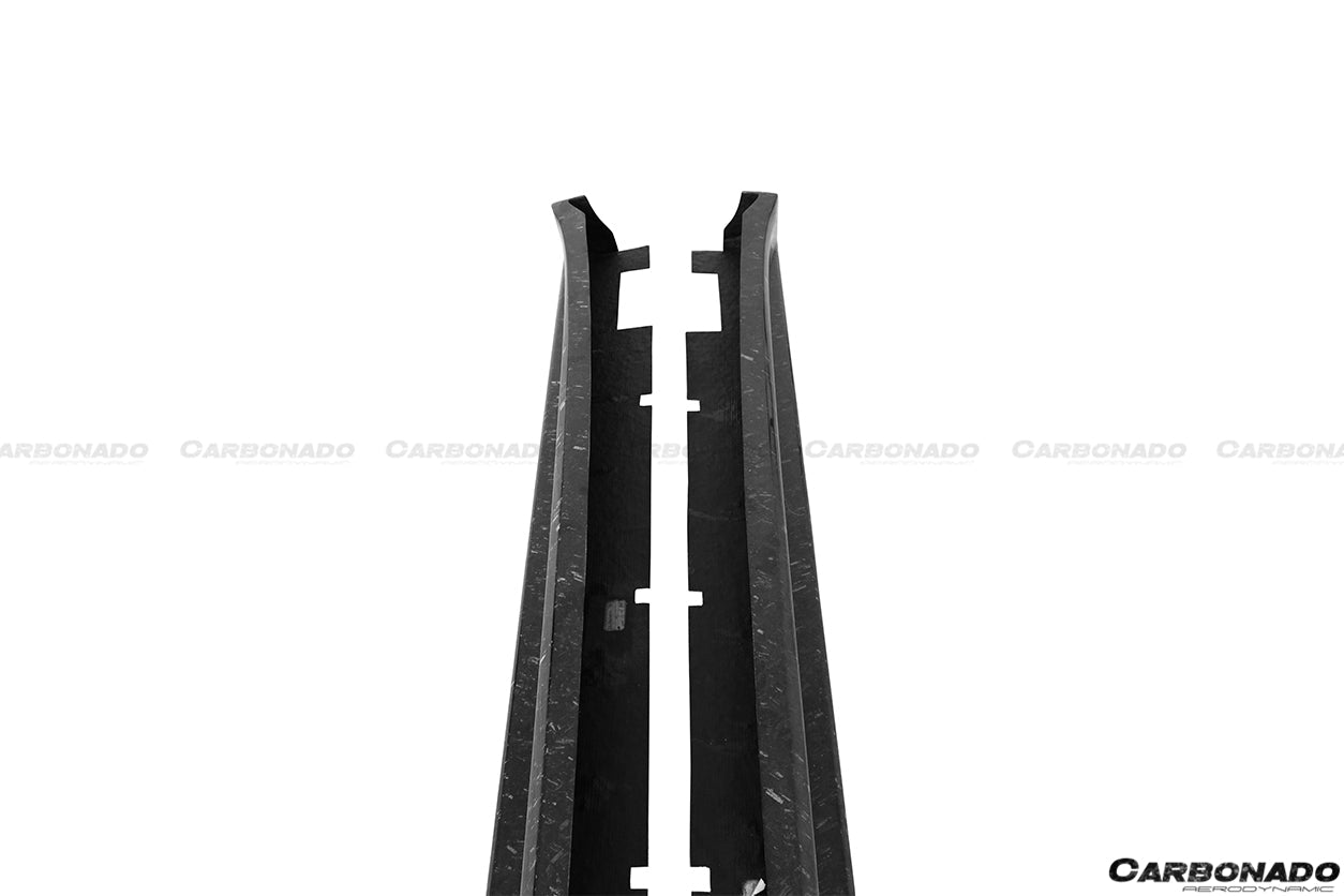 2016-2021 Tesla Model X SUV RZS Style Carbon Fiber Side Skirts