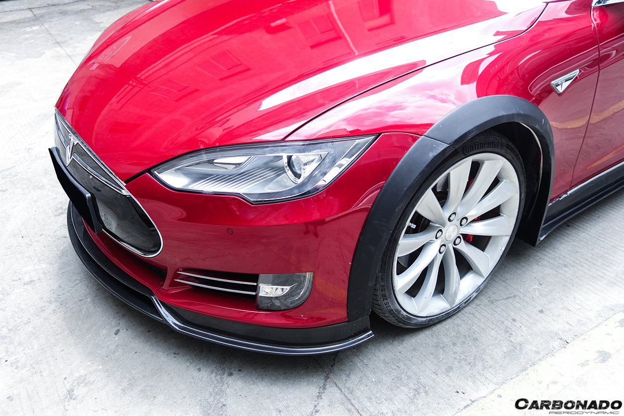 2012-2015 Tesla S Pre-facelift RZS Style Carbon Fiber Full Kit