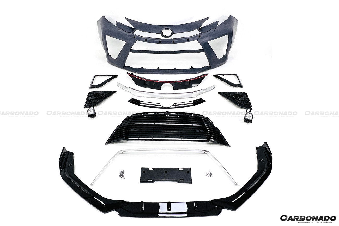 2021-UP Toyota GR SIENNA CA-II Style PP Material Front Bumper With Light