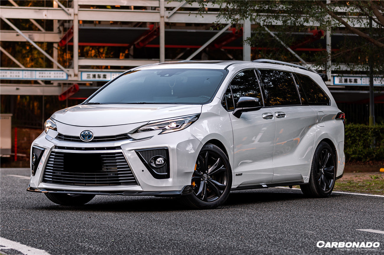 2021-UP Toyota GR SIENNA CA-II Style PP Material Front Bumper With Light
