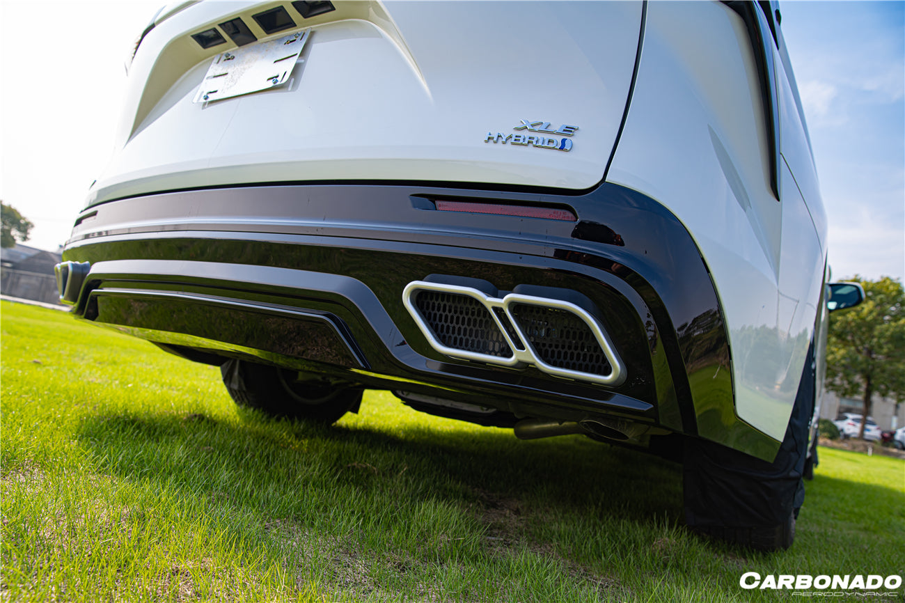 2021-UP Toyota Sienna Thunder Style PP Rear Diffuser with Tips