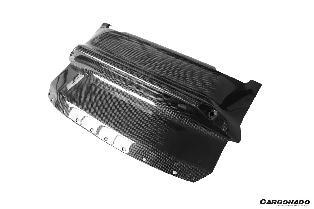 2015-2020 Ferrari 488 GTB & Spider Dry Carbon Fiber Front Air Splitter - Carbonado