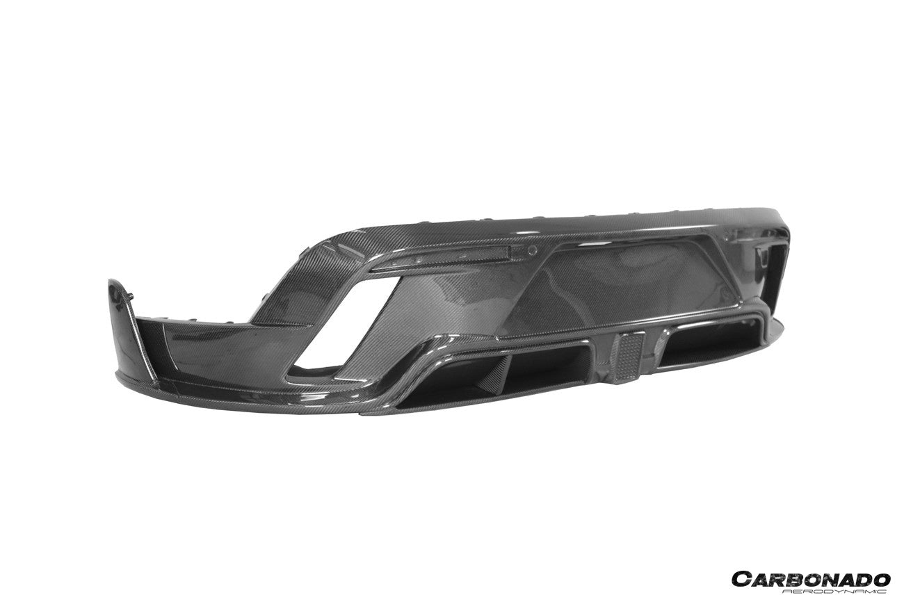 2019-2024 Porsche Taycan & 4 & 4S & GTS & TURBO CADO Style Rear Diffuser