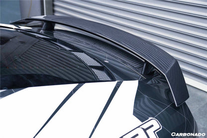 2016-2019 Audi R8 GEN2 V10 PLUS Coupe ONLY GT Style Carbon Fiber Trunk Wing w/ Base - Carbonado Aero