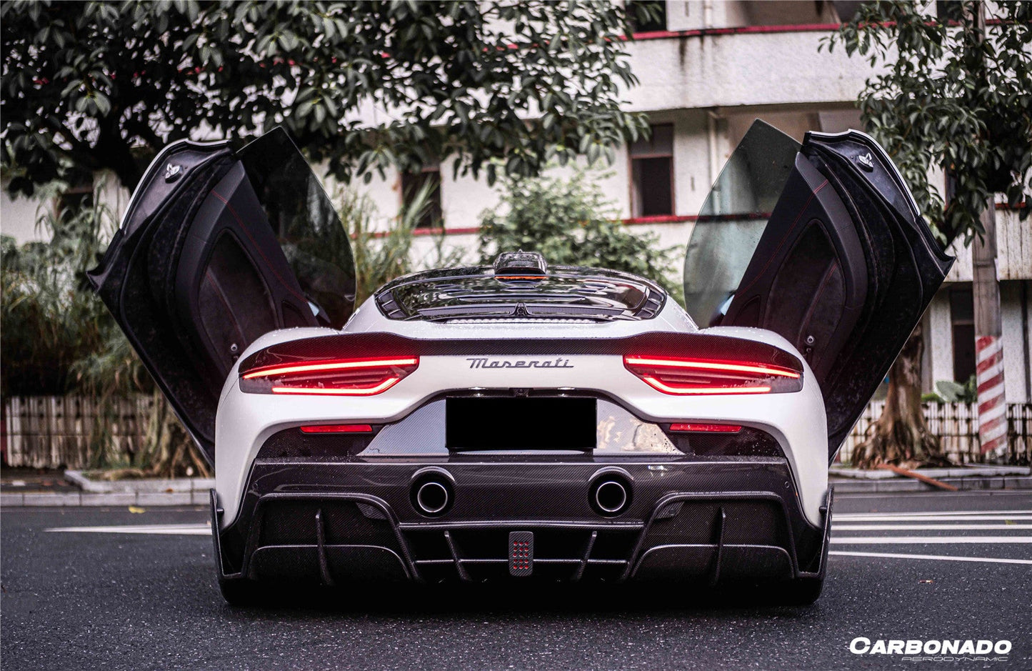 2020-2024 Maserati MC20 MSY Style DRY Carbon Fiber Trunk Spoiler
