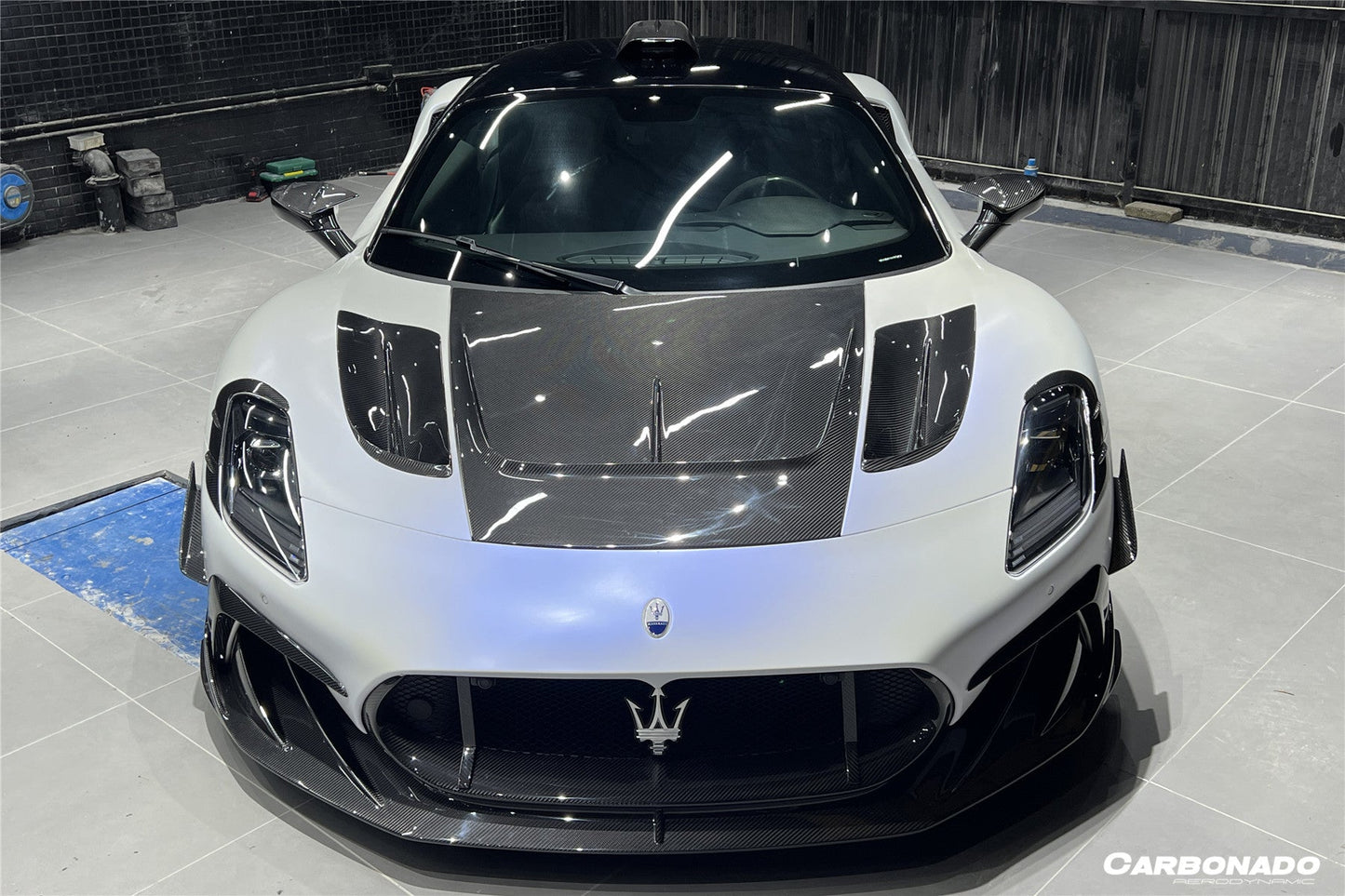 2020-2024 Maserati MC20 MSY Style DRY Carbon Fiber Front Hood