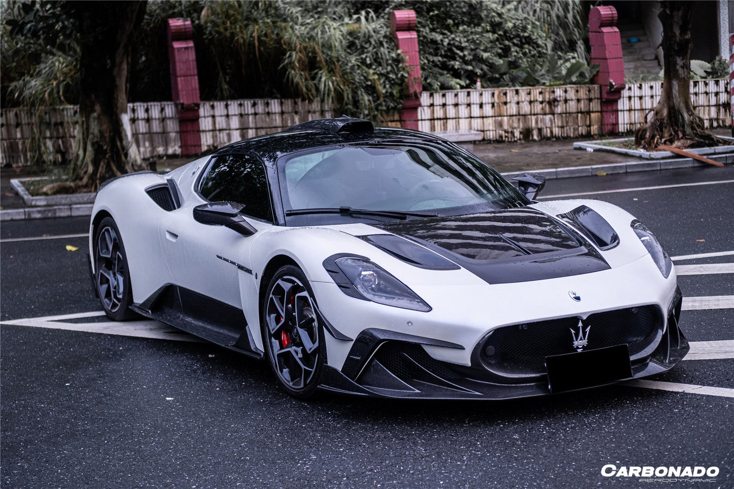 2020-2024 Maserati MC20 MSY Style DRY Carbon Fiber Front Lip