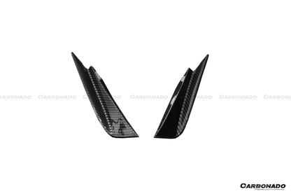 2020-2024 Maserati MC20 MSY Style DRY Carbon Fiber Front Bumper Canards