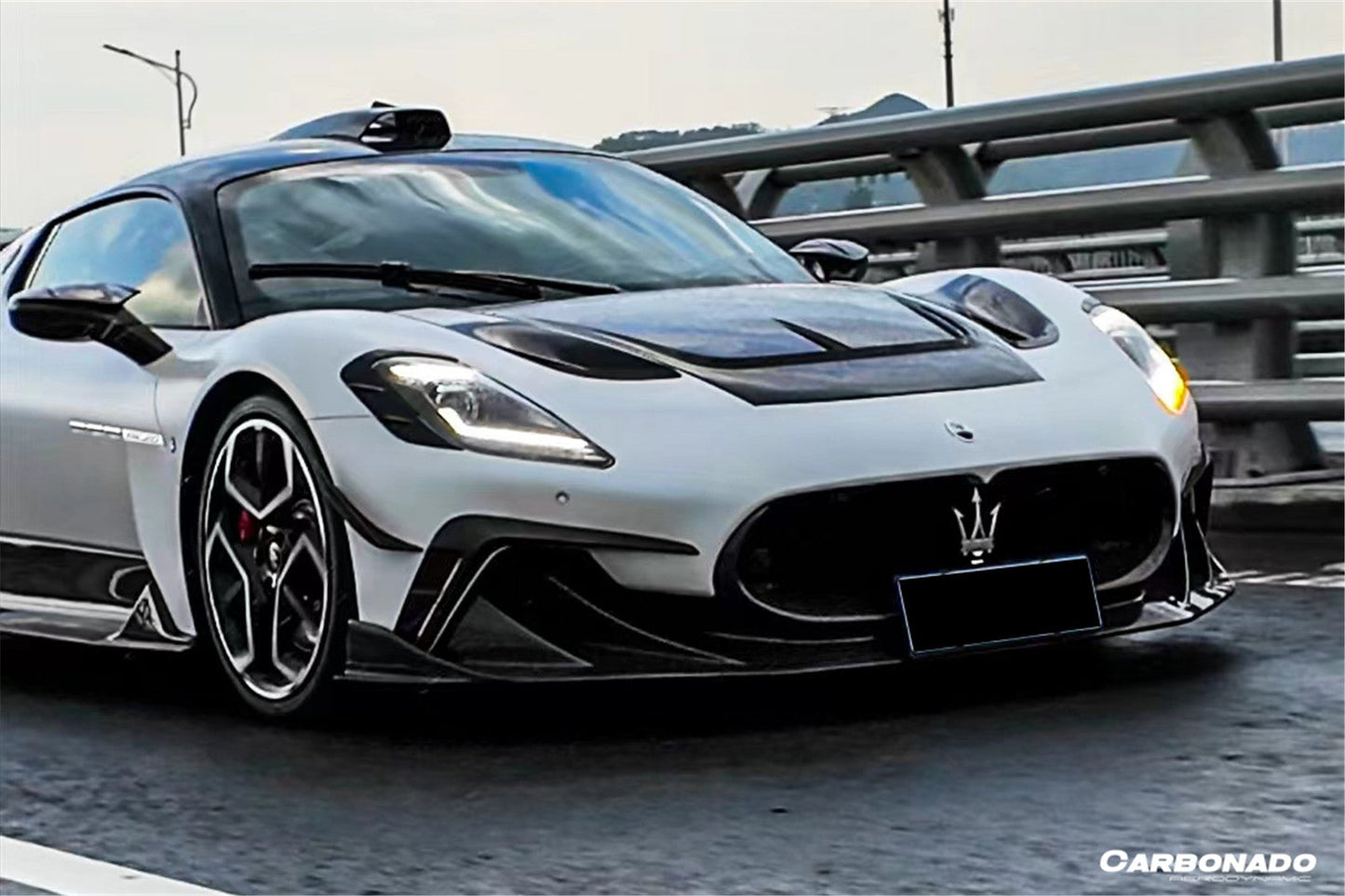 2020-2024 Maserati MC20 MSY Style DRY Carbon Fiber Front Bumper Vents
