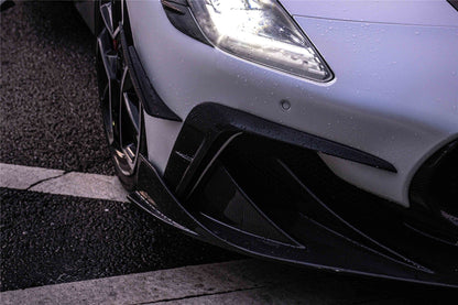 2020-2024 Maserati MC20 MSY Style DRY Carbon Fiber Front Bumper Vents - Carbonado