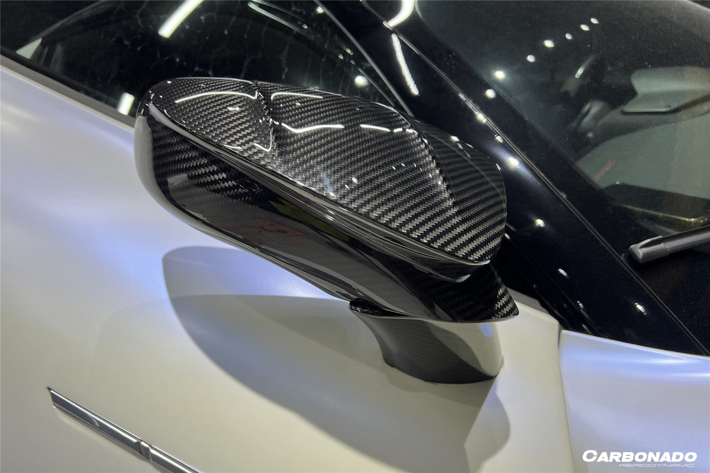 2020-2024 Maserati MC20 MSY Style DRY Carbon Fiber Mirror Housing Replacement