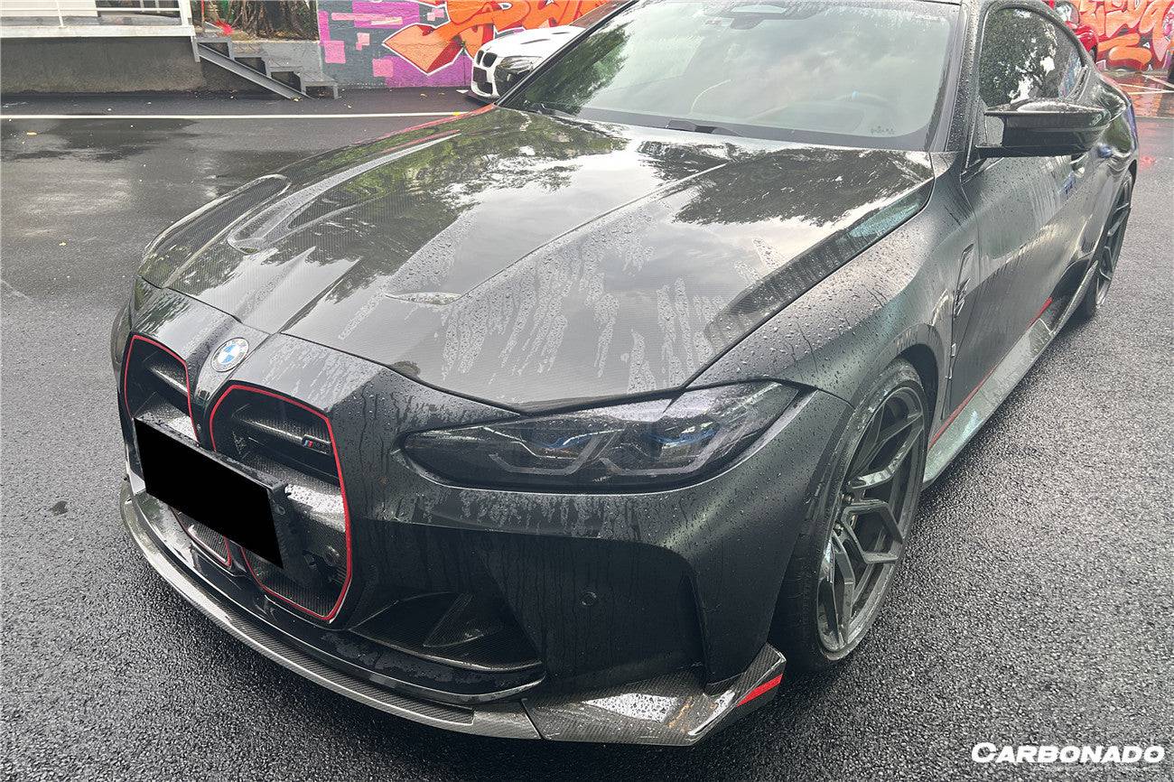 2021-UP BMW M3 G80/G81 M4 G82/G83 CSL Style Dry Carbon Fiber Fornt Lip - Carbonado Aero