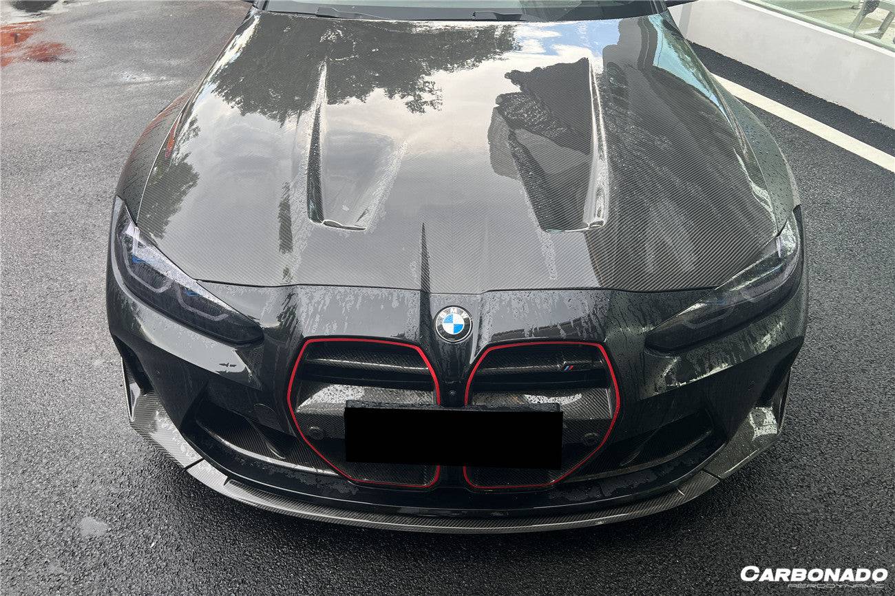 2021-UP BMW M3 G80/G81 M4 G82/G83 CSL Style Dry Carbon Fiber Fornt Lip - Carbonado Aero