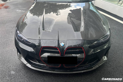 2021-UP BMW M3 G80/G81 M4 G82/G83 CSL Style Dry Carbon Fiber Fornt Lip - Carbonado Aero