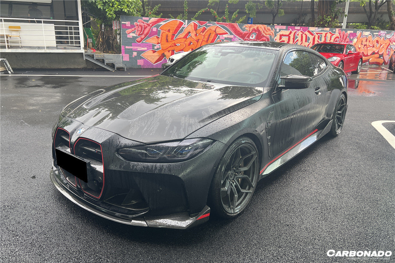 2021-UP BMW M3 G80/G81 M4 G82/G83 CSL Style Dry Carbon Fiber Fornt Lip - Carbonado Aero