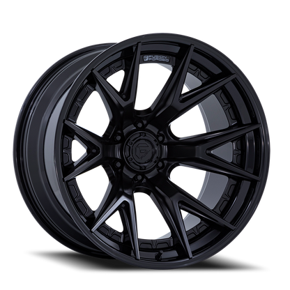 Fuel Off-Road Catalyst FC402MX 24x12 -44 6x139.7mm 106.1mm Matte Black Gloss Black Lip