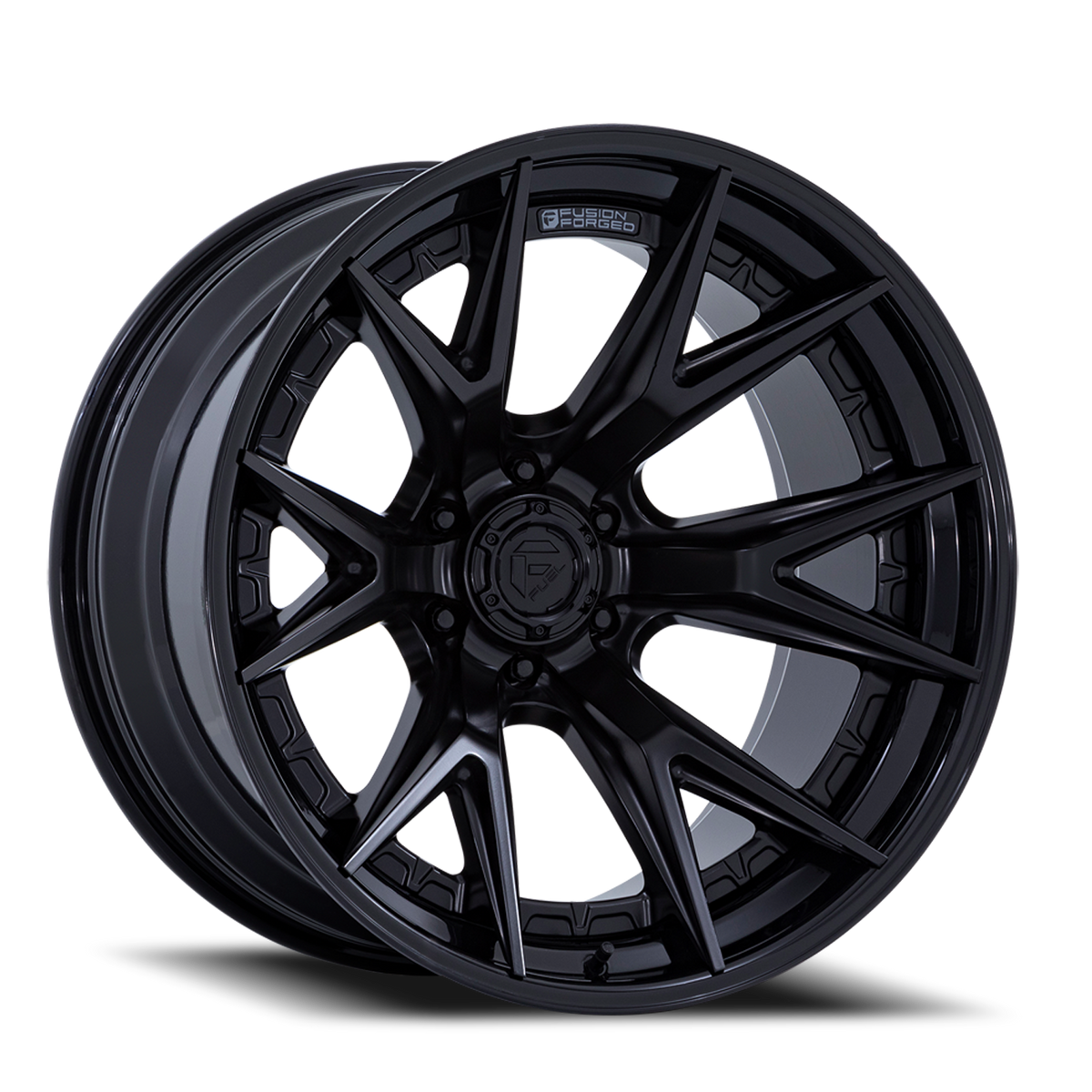 Fuel Off-Road Catalyst FC402MX 22x10 -18 6x135mm 87.1mm Matte Black Gloss Black Lip