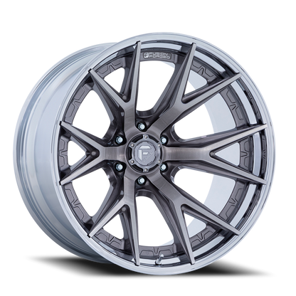 Fuel Off-Road Catalyst FC402AP 20x9 +1 6x135mm 87.1mm Platinum Chrome Lip