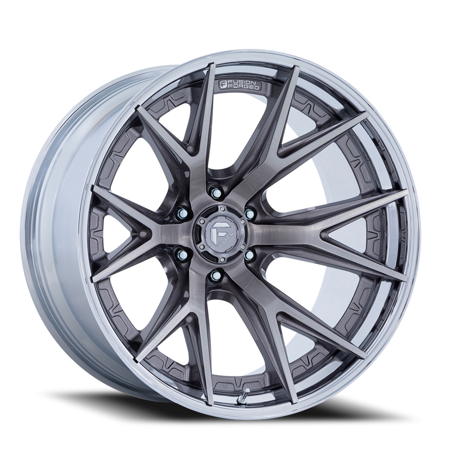 Fuel Off-Road Catalyst FC402AP 20x10 -18 6x139.7mm 106.1mm Platinum Chrome Lip