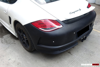 2009-2012 Porsche Cayman 987.2 GT3 Style Rear Bumper - DarwinPRO Aerodynamics