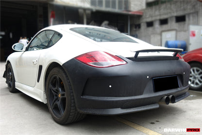 2009-2012 Porsche Cayman 987.2 GT3 Style Rear Bumper - DarwinPRO Aerodynamics