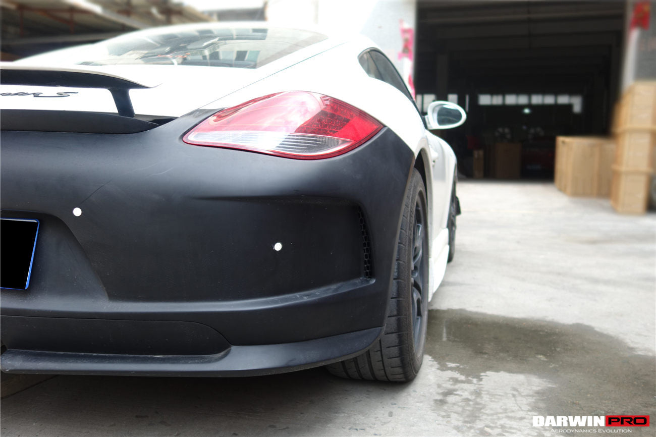 2009-2012 Porsche Cayman 987.2 GT3 Style Rear Bumper - DarwinPRO Aerodynamics